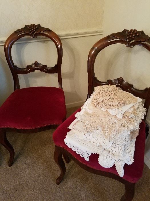 vintage linens and doilies