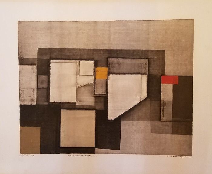 Nario Azuma, silkscreen on canvas, artist proof 