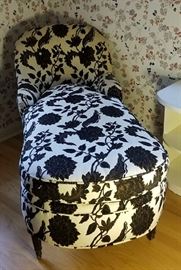 Custom vintage chaise lounge