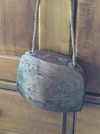 Wooden cow bell