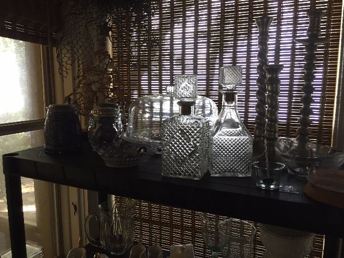 Decanters and German steins