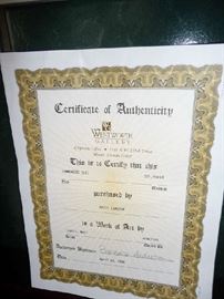 CERTIFICATE FOR ART