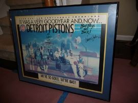 SIGNED PISTONS PRINT