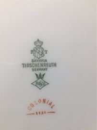 Plates, dishes from Bavaria circa 1940's