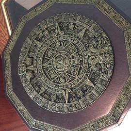 Mexican sundial artwork