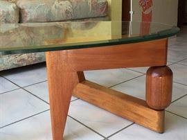 Rare table from the early fifties.Legs can be positioned to your liking