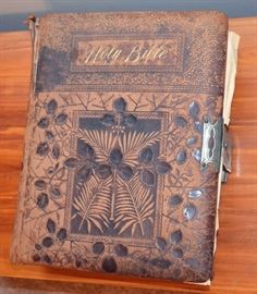 Leather Bound Bible ca. 1904