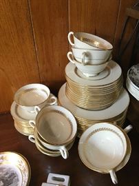 Imperial By Lenox 15 Dinner plates, 14 Salad plates, 14 Dessert plates, 11 Cups and 12 saucers, 1 serving bowl