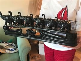 Mahogany elephant trail - 1940's?