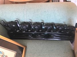 Ebony line of Elephants