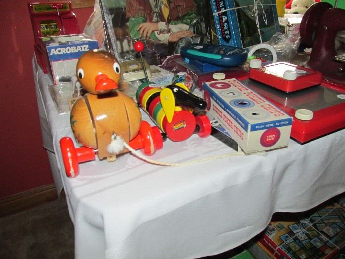 Nice toys and games. Looks like from the late 70's to early 80's.