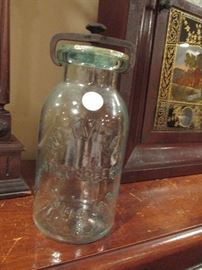 old bottle from Millville Atmospheric  Fruit Jar.