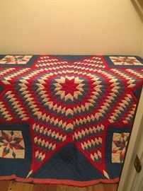 Vintage hand made quilt