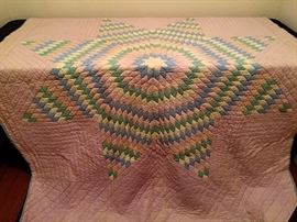 Vintage hand made quilt
