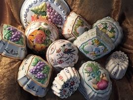 Collection of Ceramic Italian Molds