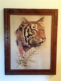 Tiger Decorator print