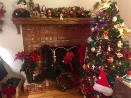 Christmas tree, ornaments