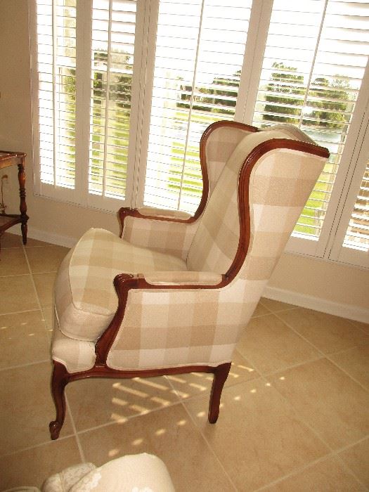Ethan Allen Wing back chair