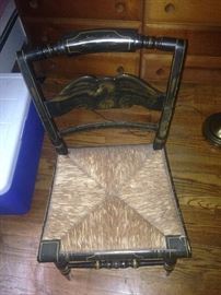 Antique Hitchcock reed chair