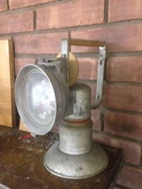 Antique carbide lantern