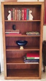 Pair of oak bookcases $55 (each) 