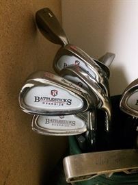 Golf Clubs close up