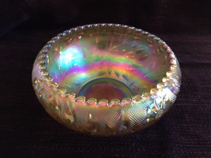 depression glass bowl