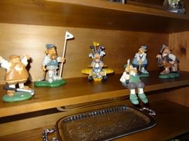 Group of David Frykman "Golfers"