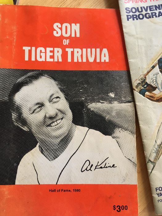 Tiger legend and Hall of Famer Al Kaline on a book co-written by Ernie Harwell.