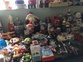 There are tons of wonderful Christmas items -- really nice stuff!