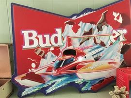 I love this one -- it features a hydroplane and brings back memories of the Detroit River races, which are still taking place today!