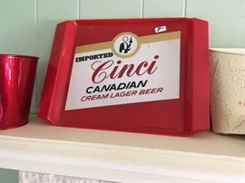 This is one of three nice beer signs -- great for the man cave.