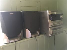 An Aiwa audio system 