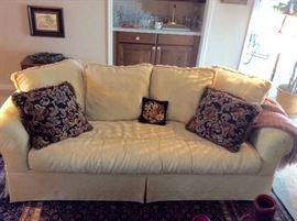 Lovely Sofa, off White on off white pattern