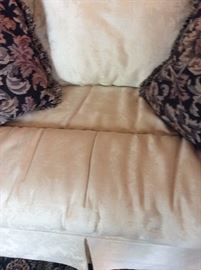 Detail of sofa & love seat fabric