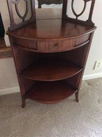 Detail of Mahogany Display Shelf