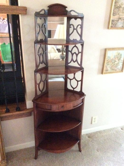 Mahogany Display Shelf, Kittinger Style