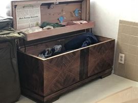 Vintage cedar chest