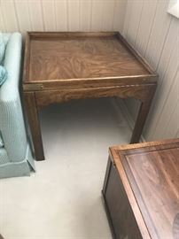 Drexel lamp table, and matching coffee table
