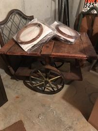 Cool old wooden cart