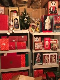 Tons and tons of New In Box Christmas decor