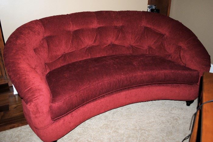 Red Ruthanne Smithkoted sofa