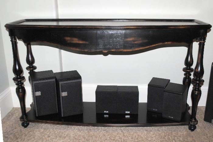 Black console/sofa table