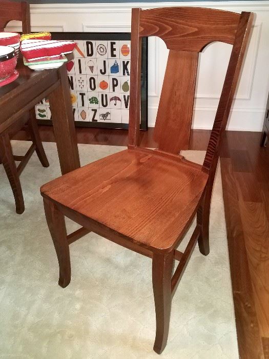 Pottery Barn dining room chairs (6)