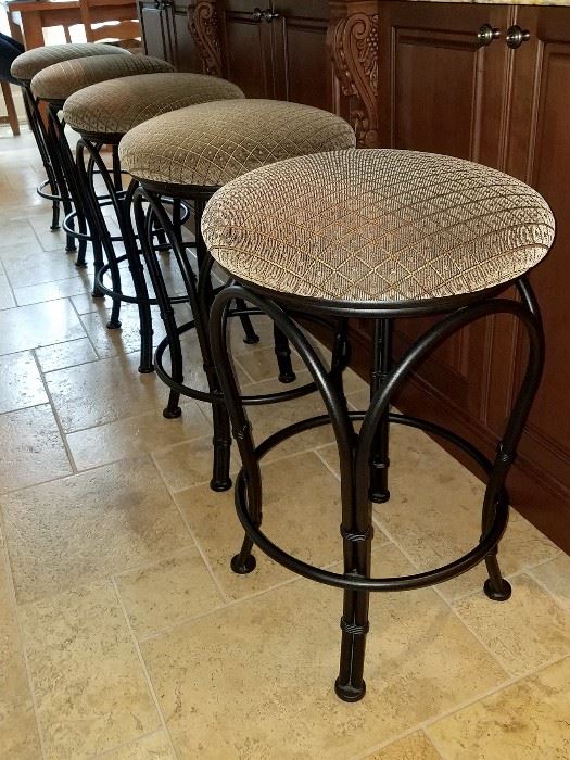 Counter height bar stools (5)