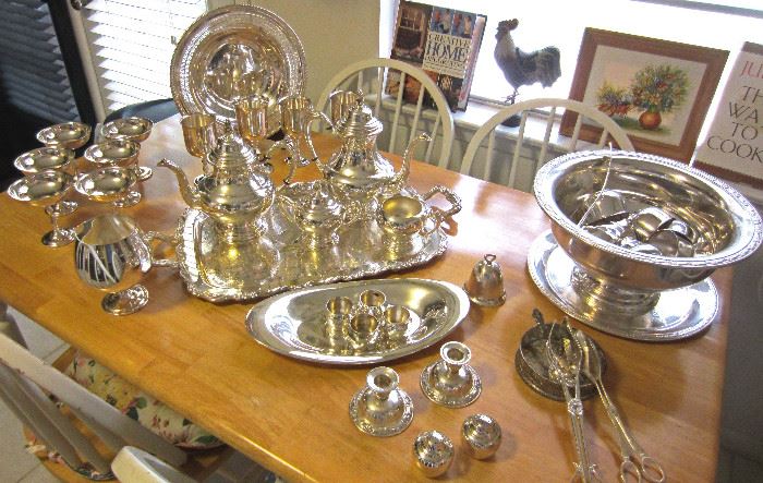 Lots of silver plate items