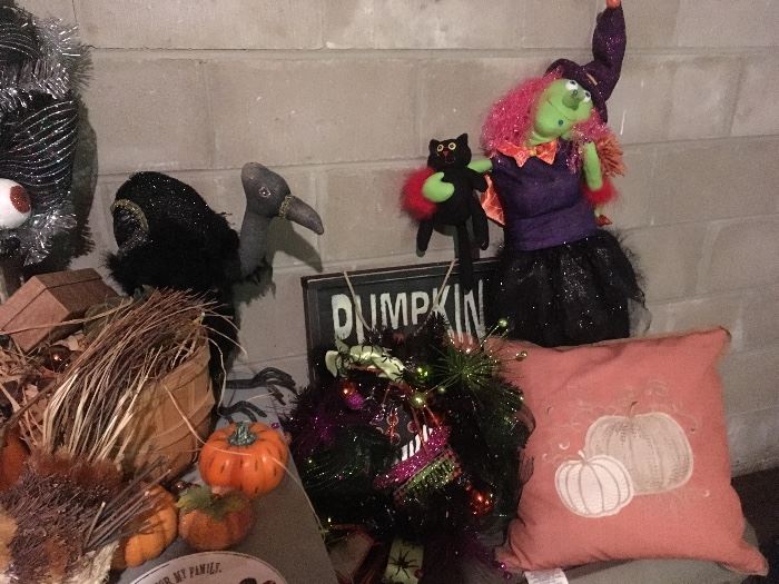 Tons of Halloween Decorations
