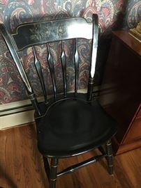 Hitchcock Black Chair...