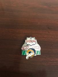 Super Bowl Pin