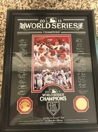 2011 World Series Plaque